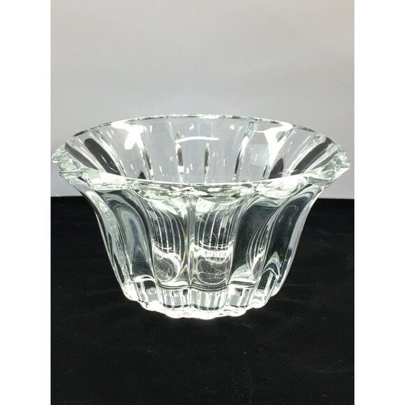 Vintage Heisey Crystolite Flared Mayo Dressing Sauce Bowl Dish Clear Glass - Picture 1 of 11